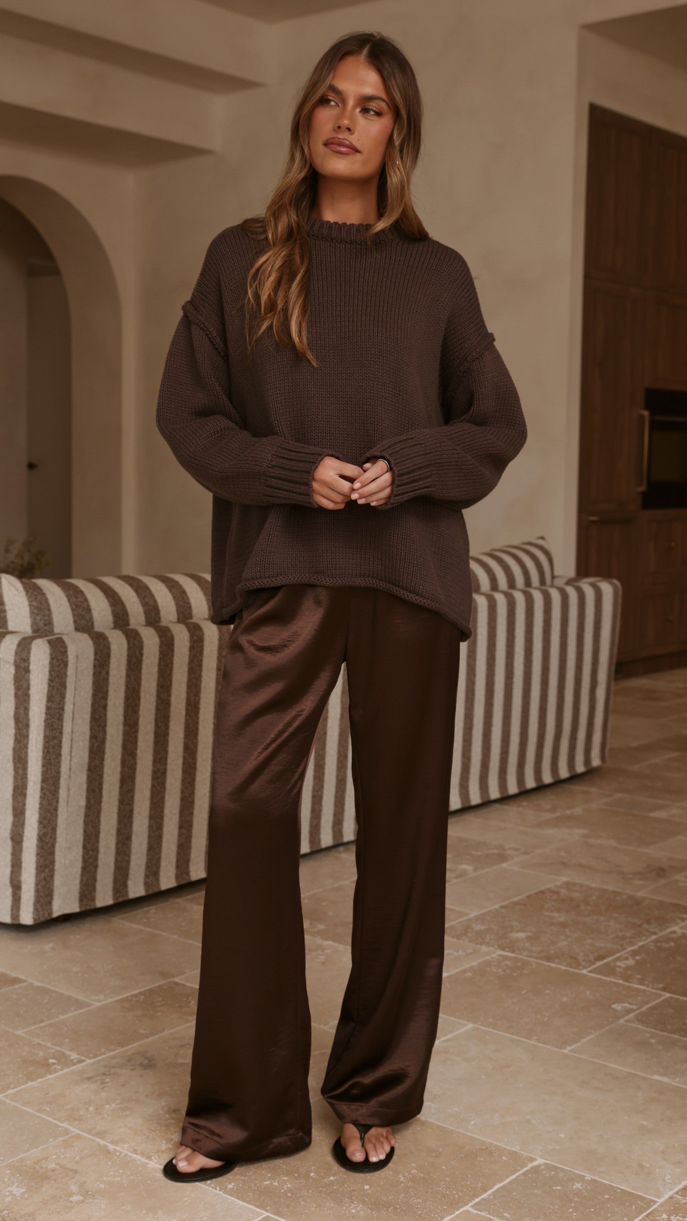 Jase Knit - Chocolate