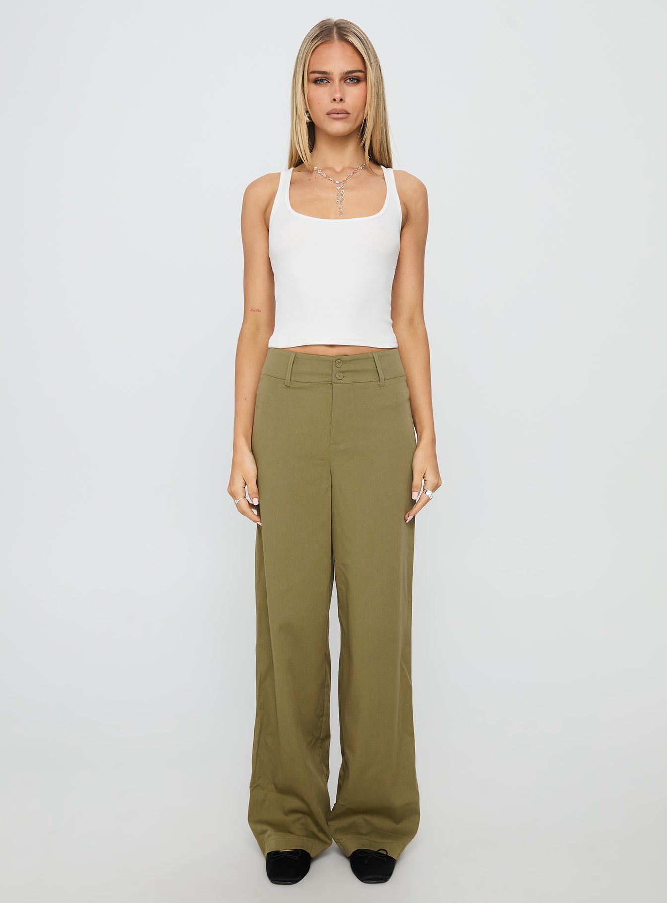 Alaina Pants Olive