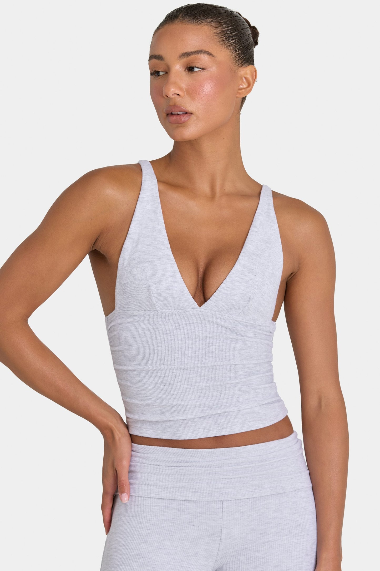 ButterCloud™ Tank Top in Grey Marl