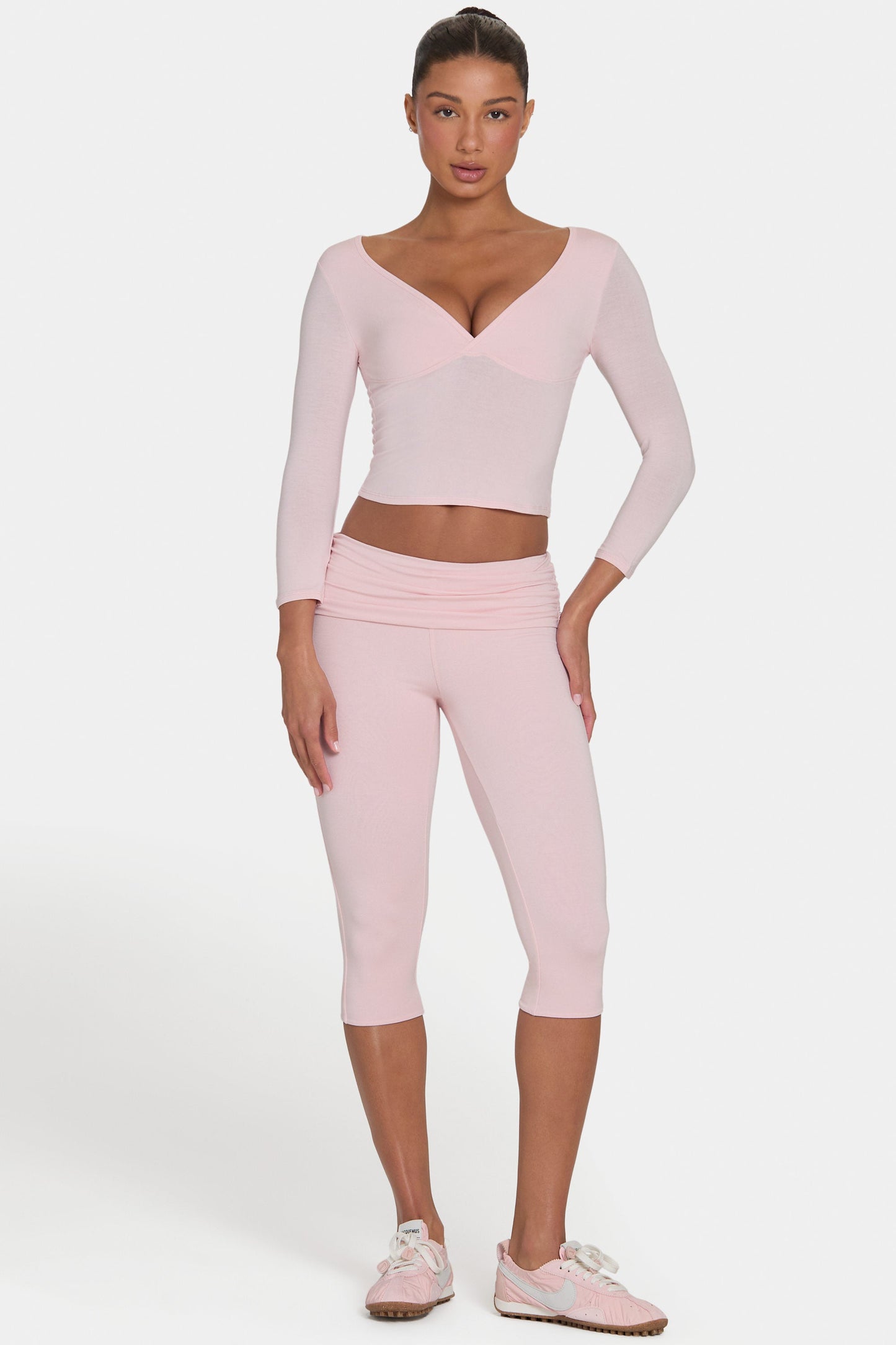 ButterCloud™ Capri Leggings in Blush
