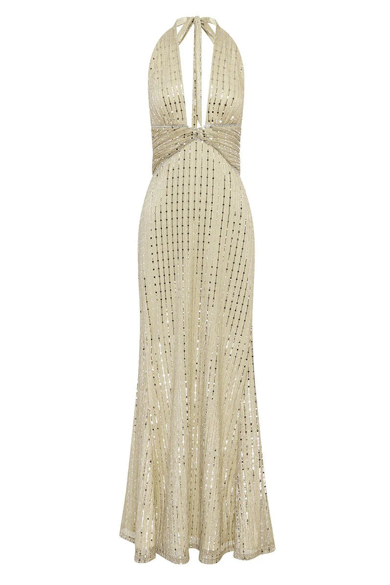 Annette Maxi Dress - Champagne