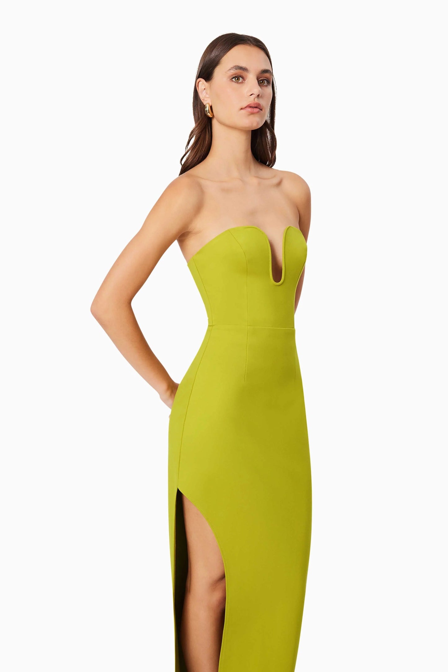 Eden Maxi Dress - Chartreuse