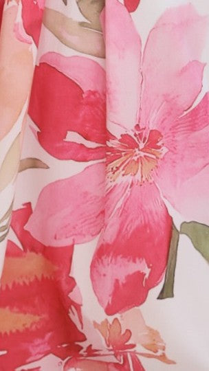 Maia Strapless Jumpsuit - Pink Floral