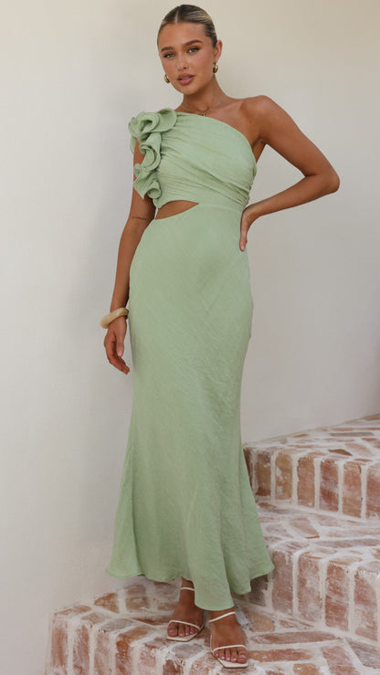 Amina Maxi Dress - Sage