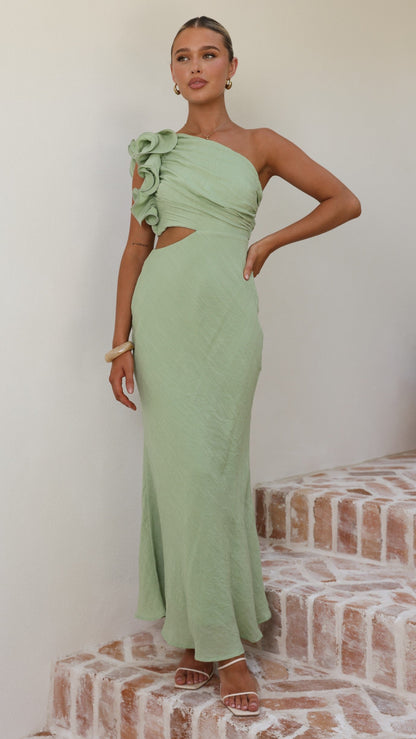 Amina Maxi Dress - Sage