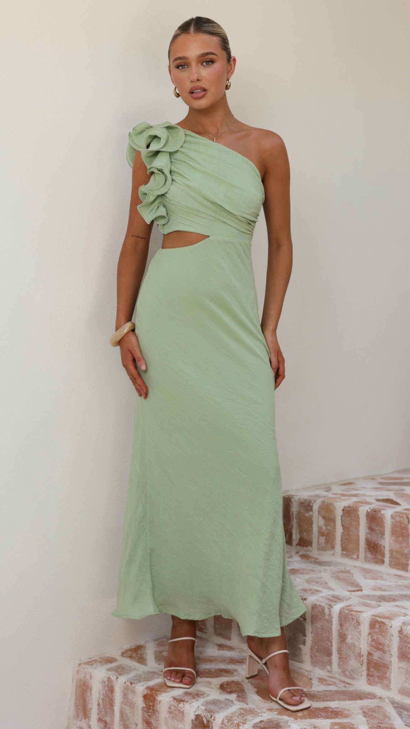 Amina Maxi Dress - Sage