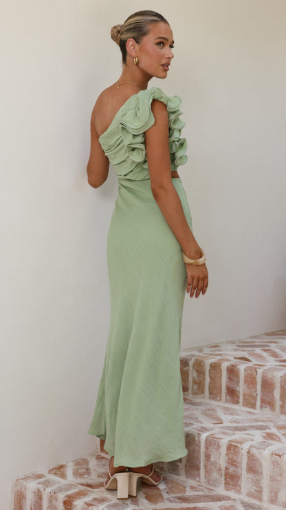 Amina Maxi Dress - Sage