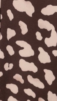 Lula Mini Dress - Brown Print