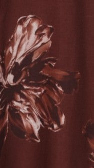 Skye Maxi Dress - Chocolate Flower