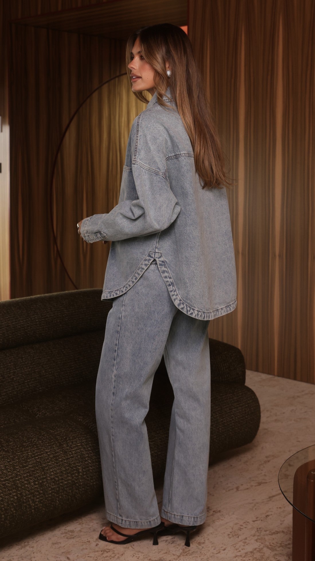 Zina Denim Jacket - Mid Blue