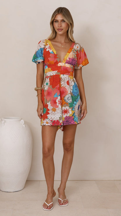 Baker Playsuit - Multi Floral