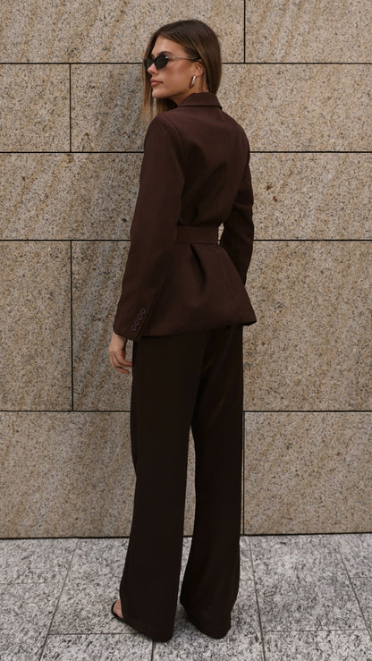 Valissa Blazer - Chocolate