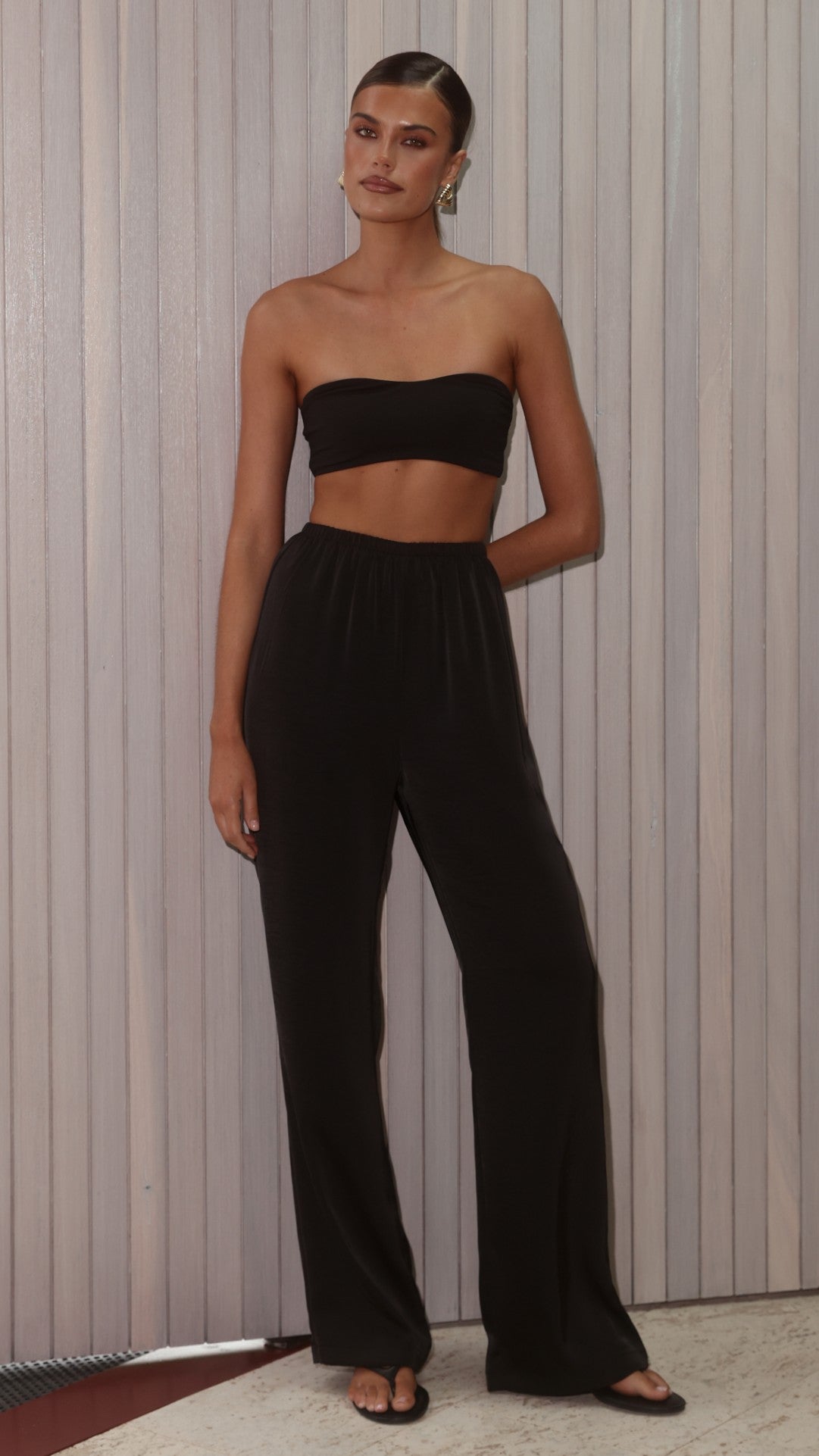 Ida Bandeau Bra - Black