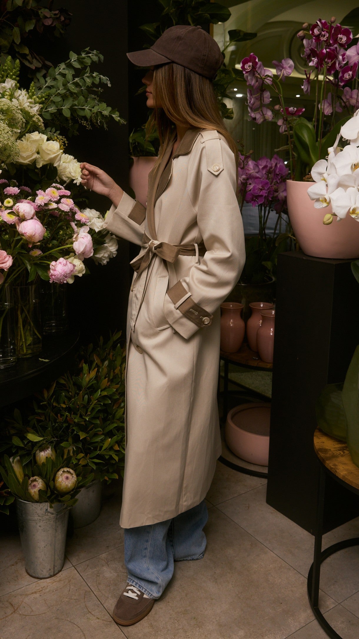 Sutton Trench Coat - Almond