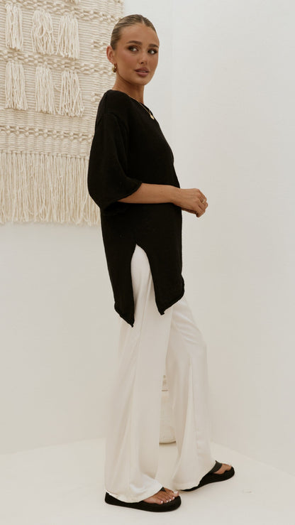 Keisha Off The Shoulder Top - Black