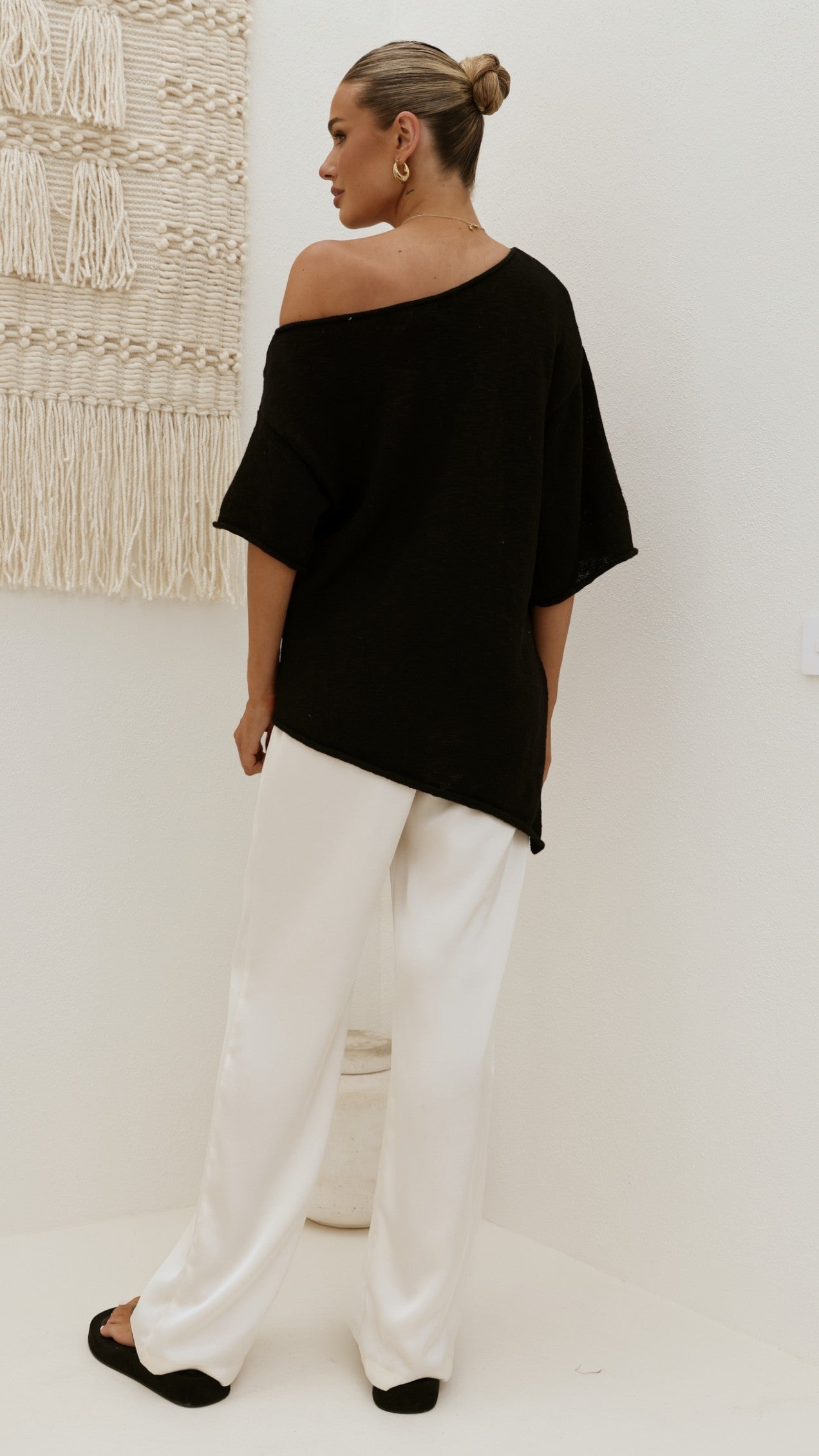 Keisha Off The Shoulder Top - Black