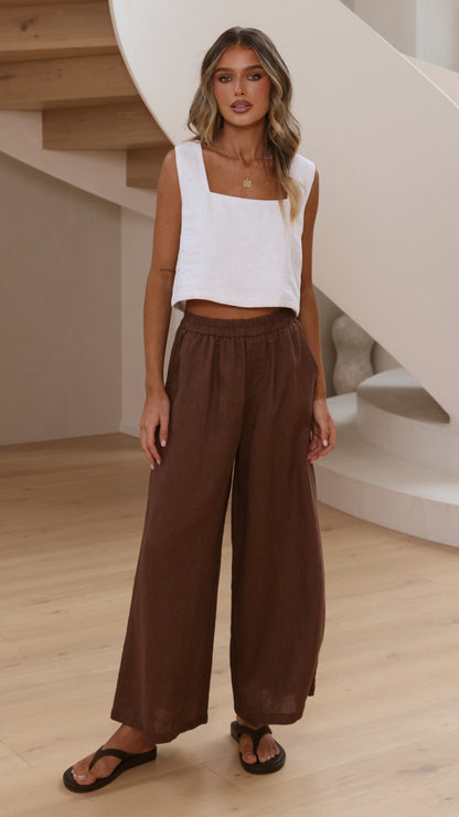 Oceana Pants - Chocolate