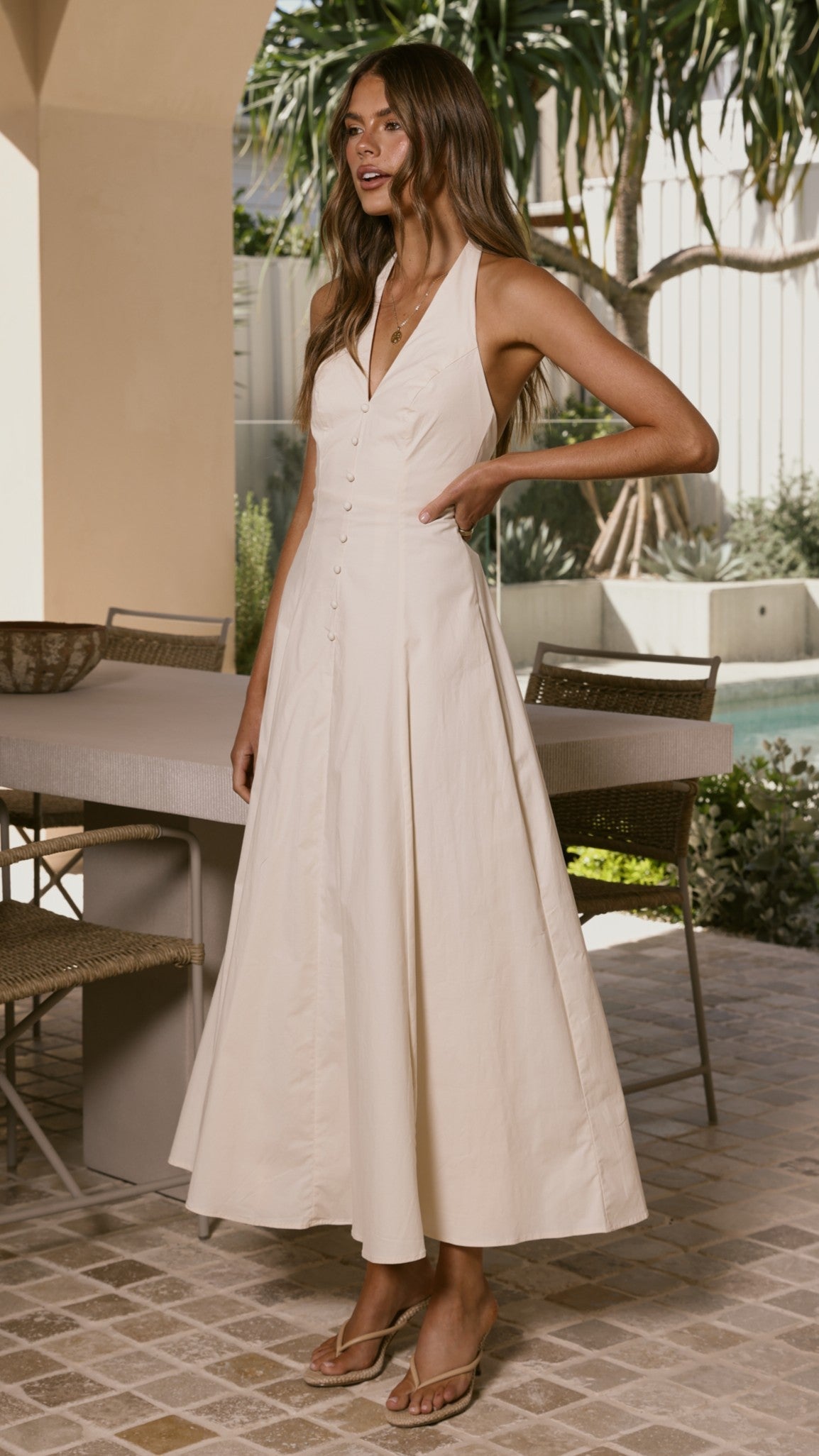 Kaia Maxi Dress - Vanilla