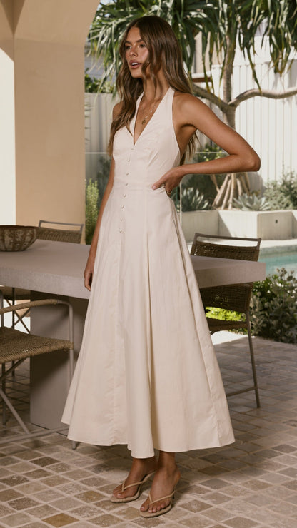 Kaia Maxi Dress - Vanilla