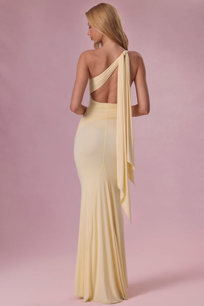 Jersey Bridesmaid Dress in Butter