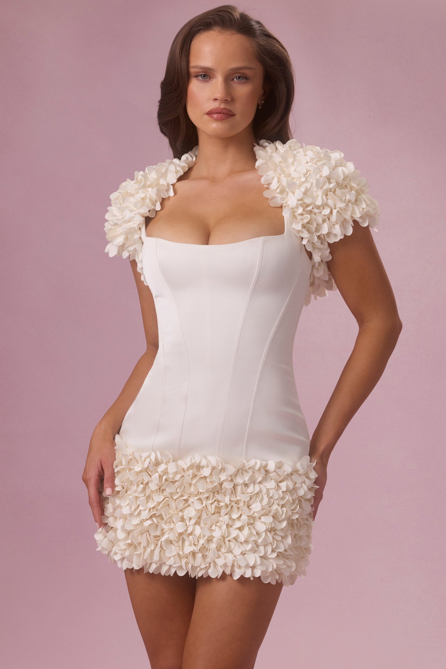 Cropped Bolero  in Pearl