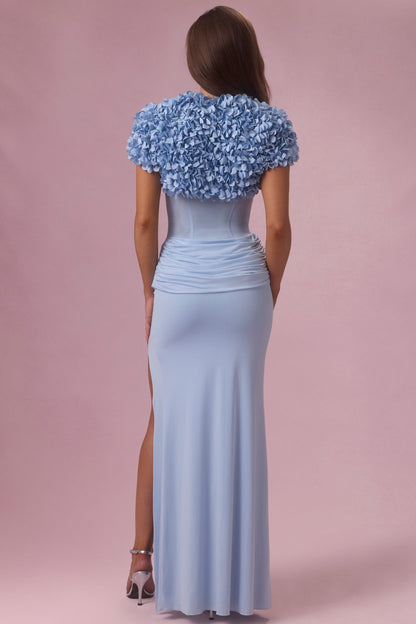 Cropped Bolero  in Sky Blue