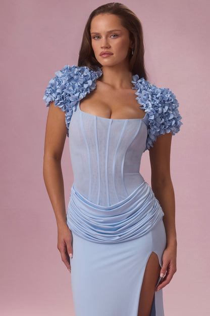 Cropped Bolero  in Sky Blue