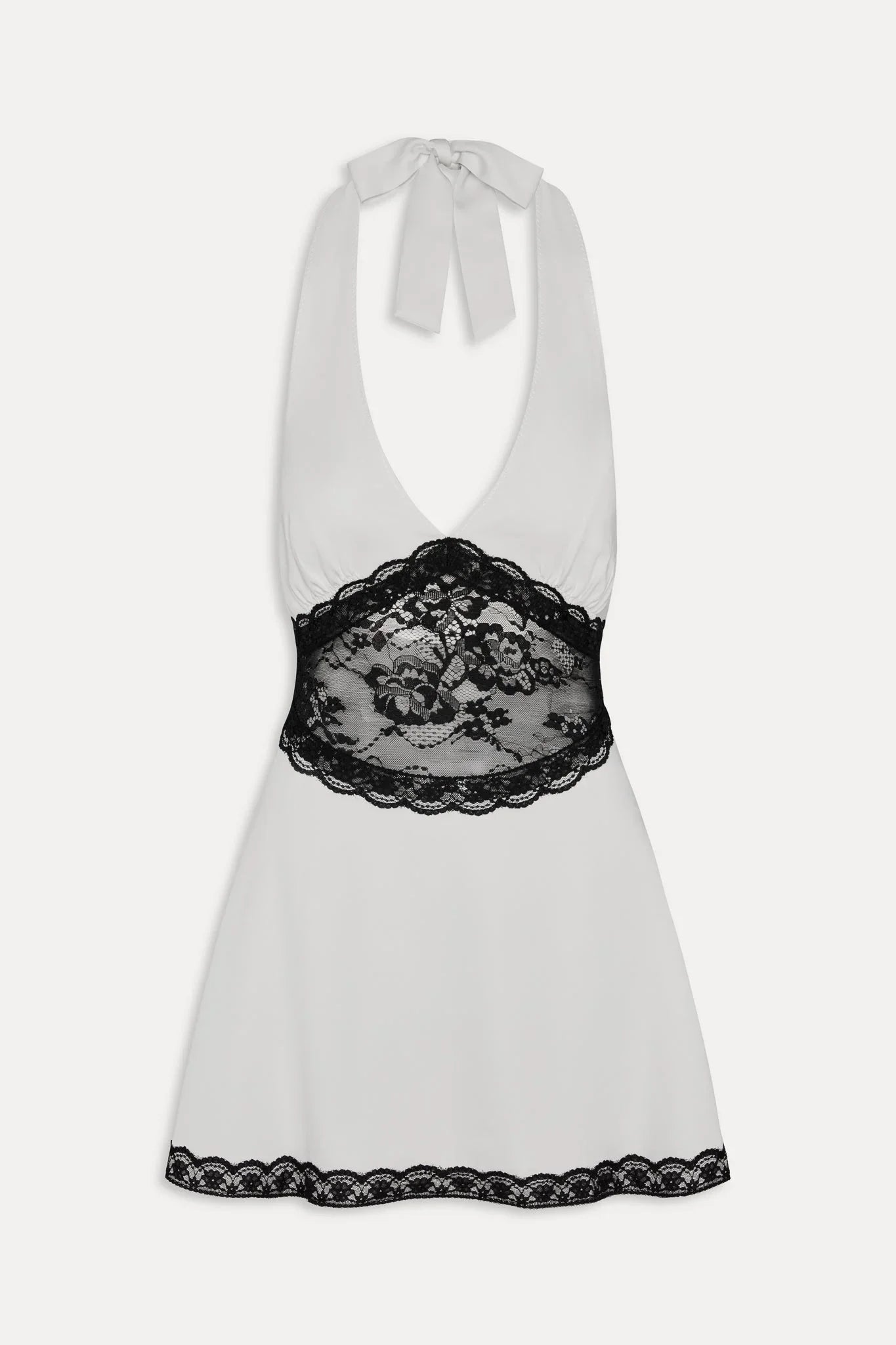 Audrey Satin Mini Dress - Soft Sand