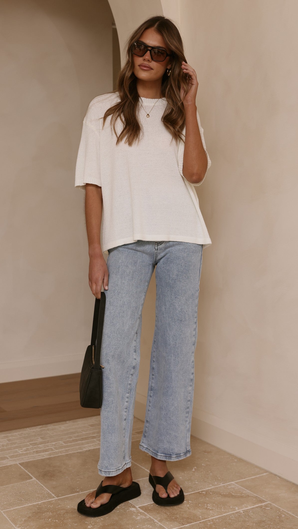 Vinnie Straight Leg Jeans - Light Blue