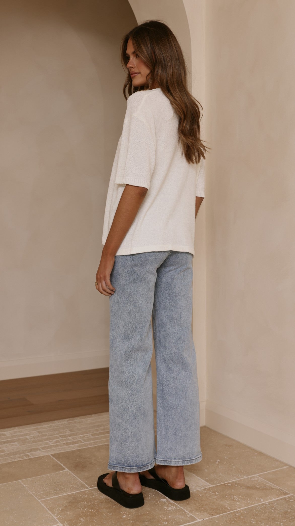 Vinnie Straight Leg Jeans - Light Blue