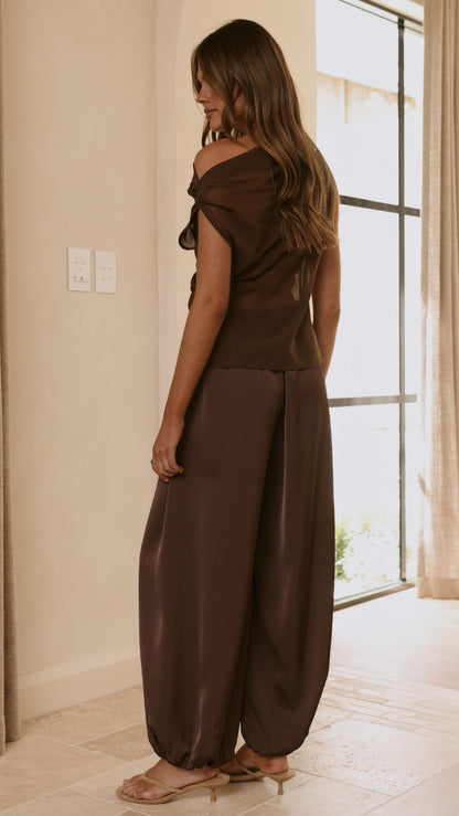Ariella Pants - Chocolate