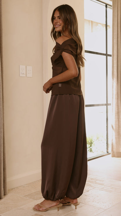 Ariella Pants - Chocolate
