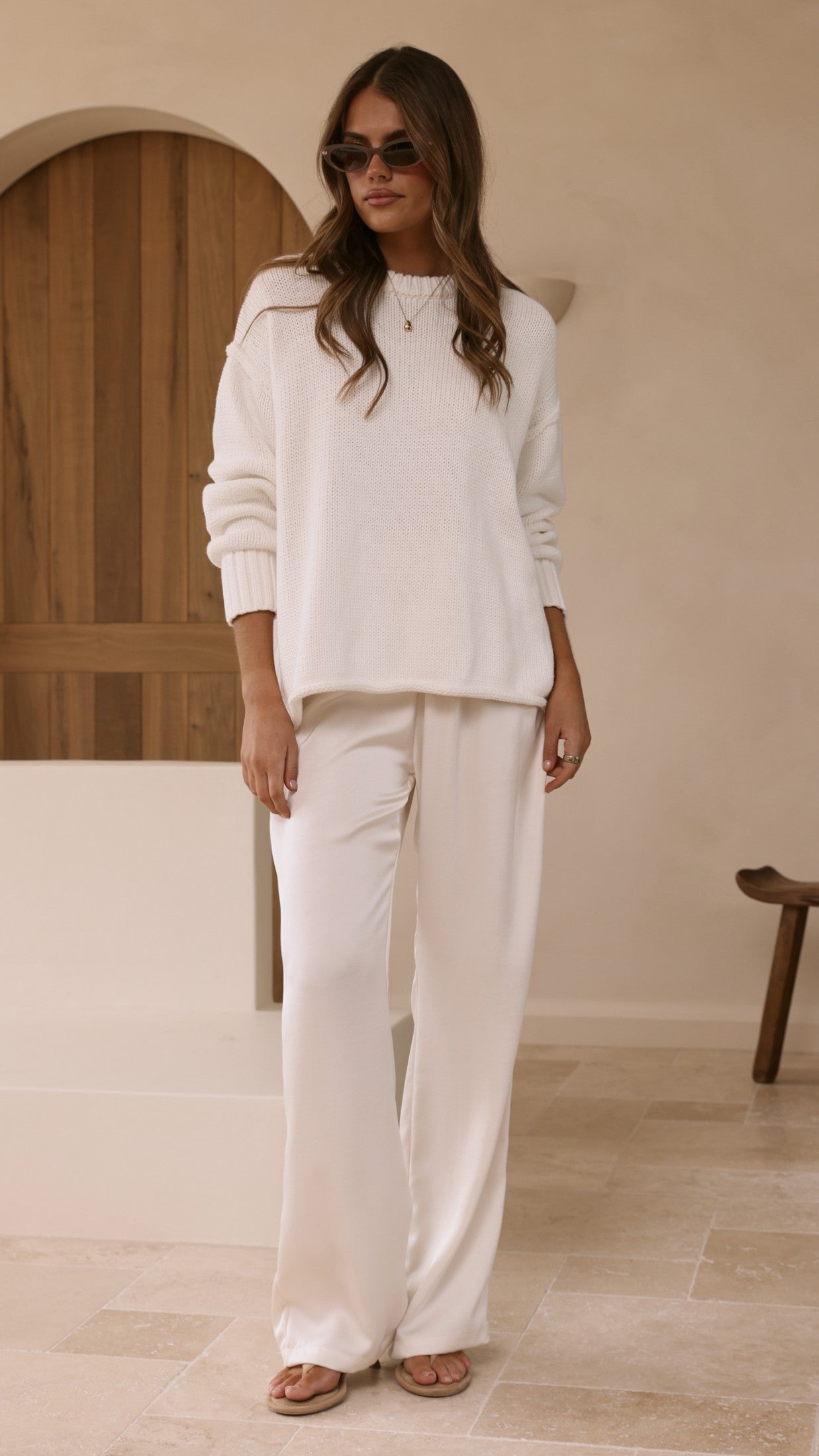 Jase Knit - White