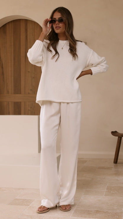 Jase Knit - White