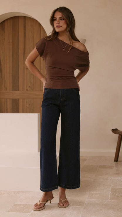 Jara Top - Brown