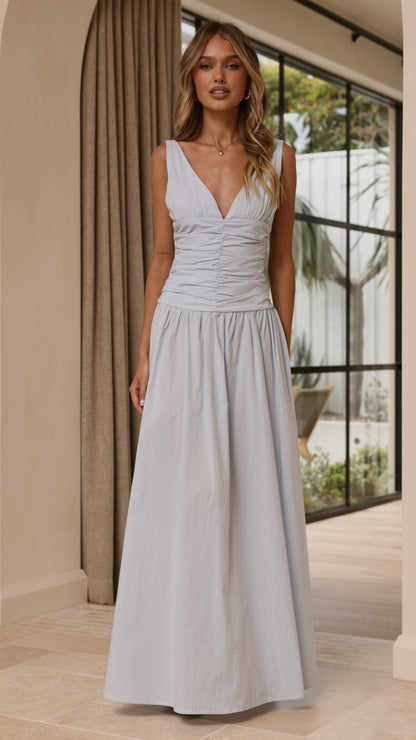 Sanya Maxi Dress - Blue