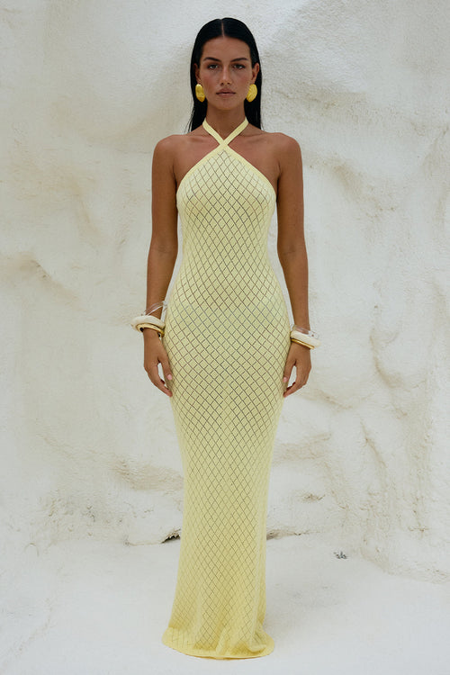 Simi Maxi Dress - Lemon