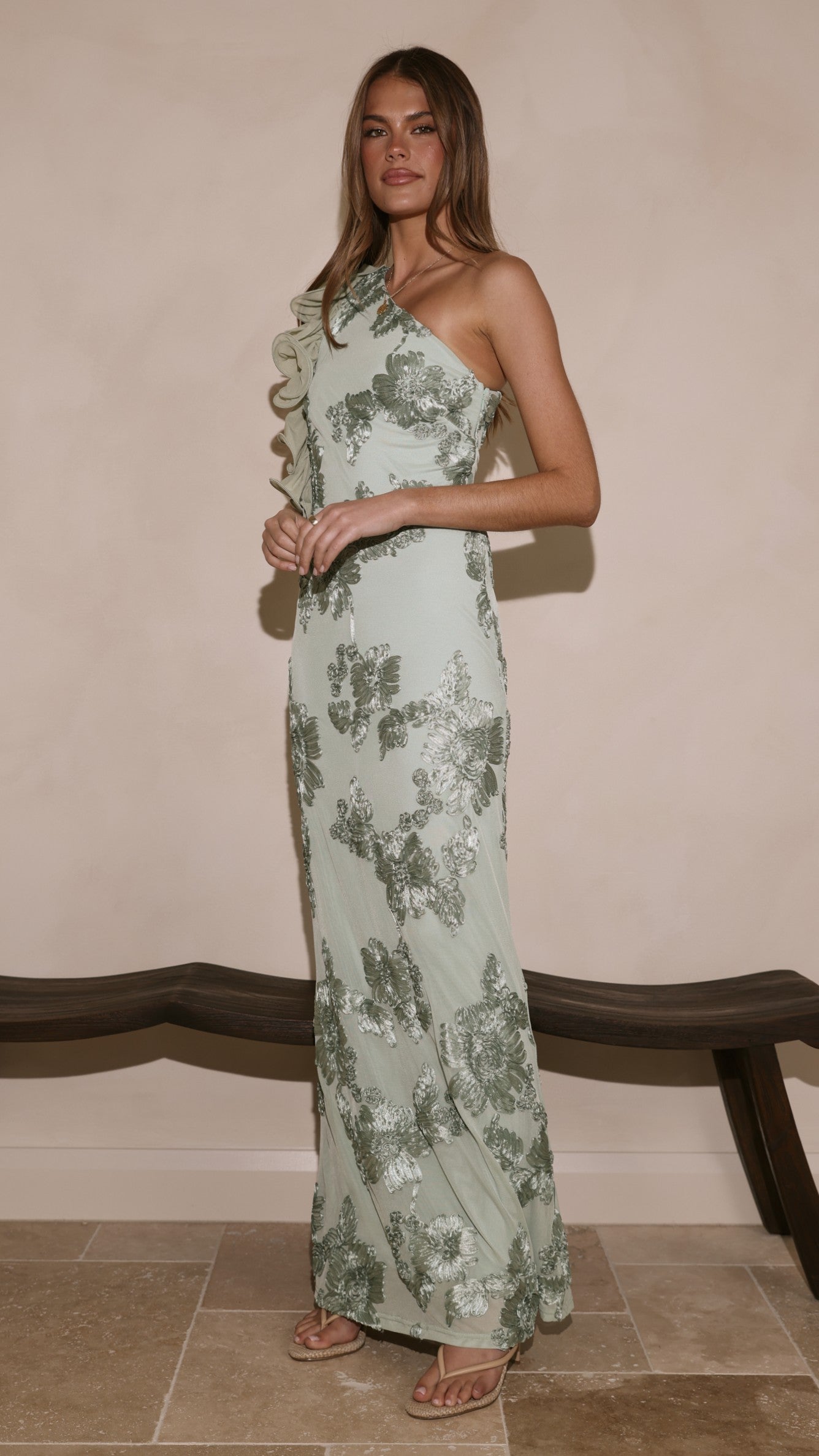 Darlee Maxi Dress - Sage Floral