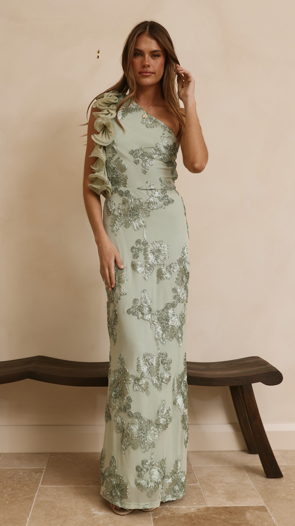 Darlee Maxi Dress - Sage Floral