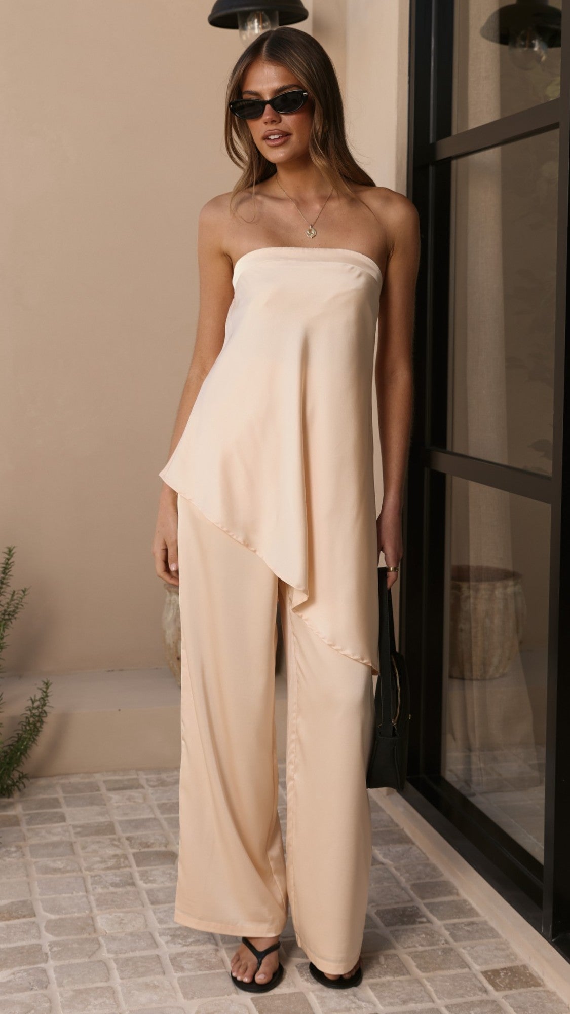 Tova Strapless Top - Vanilla