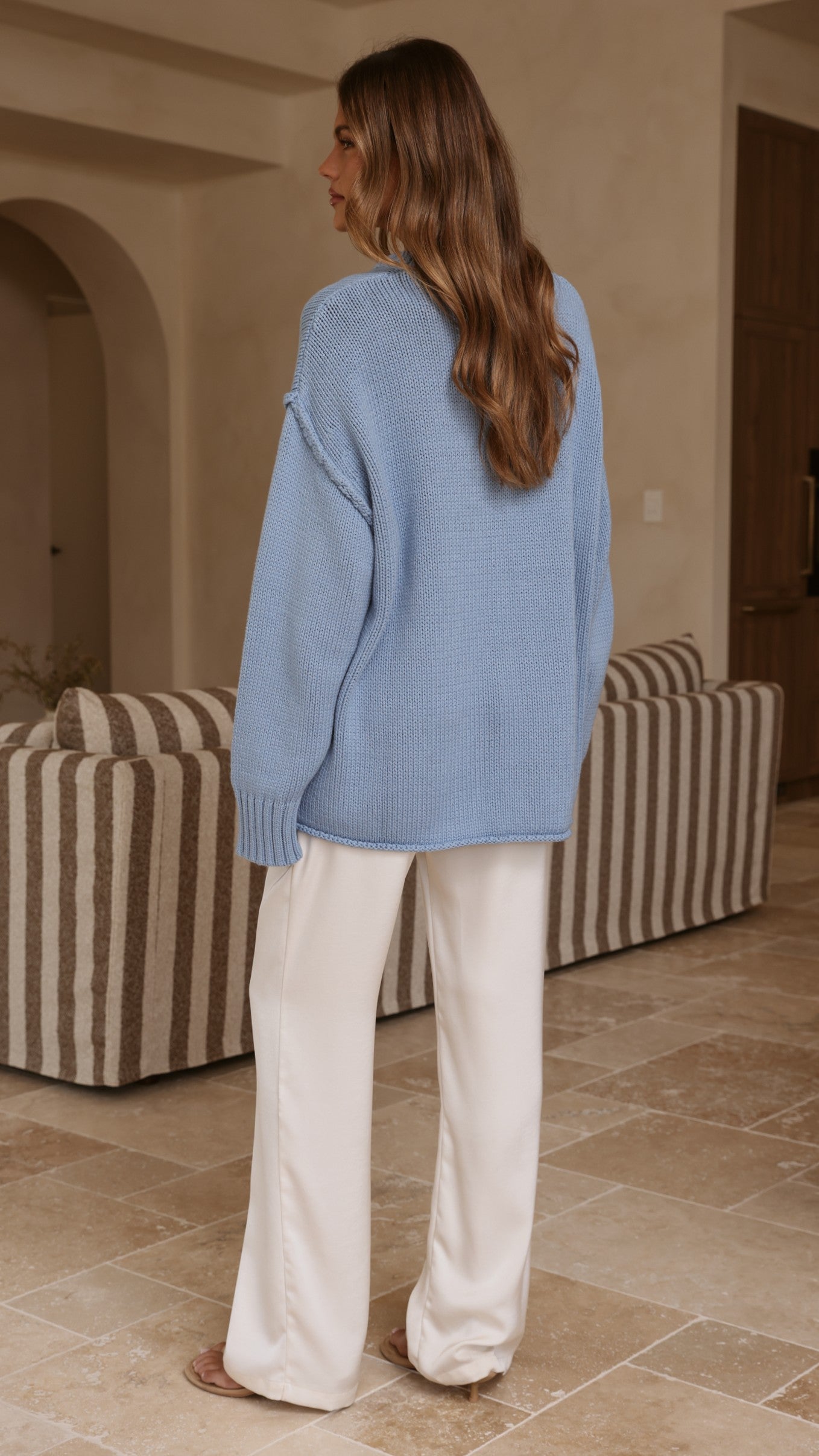 Hayden Knit Jumper - Blue