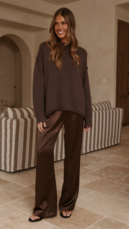 Jase Knit - Chocolate