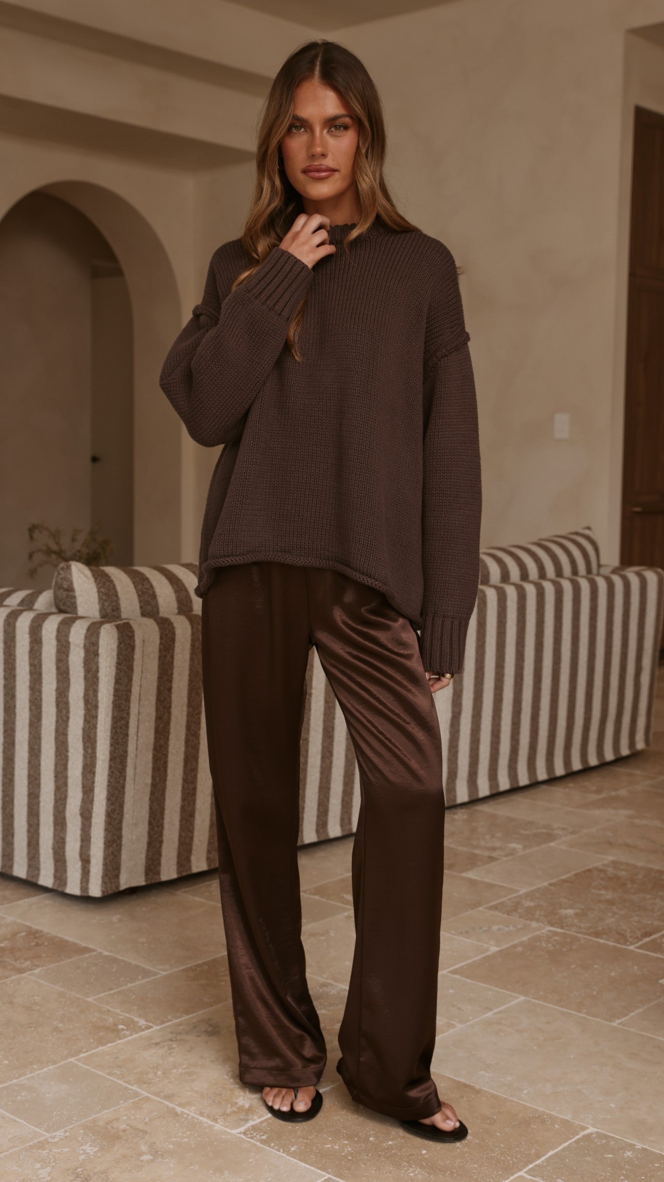 Jase Knit - Chocolate