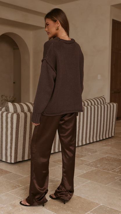 Jase Knit - Chocolate