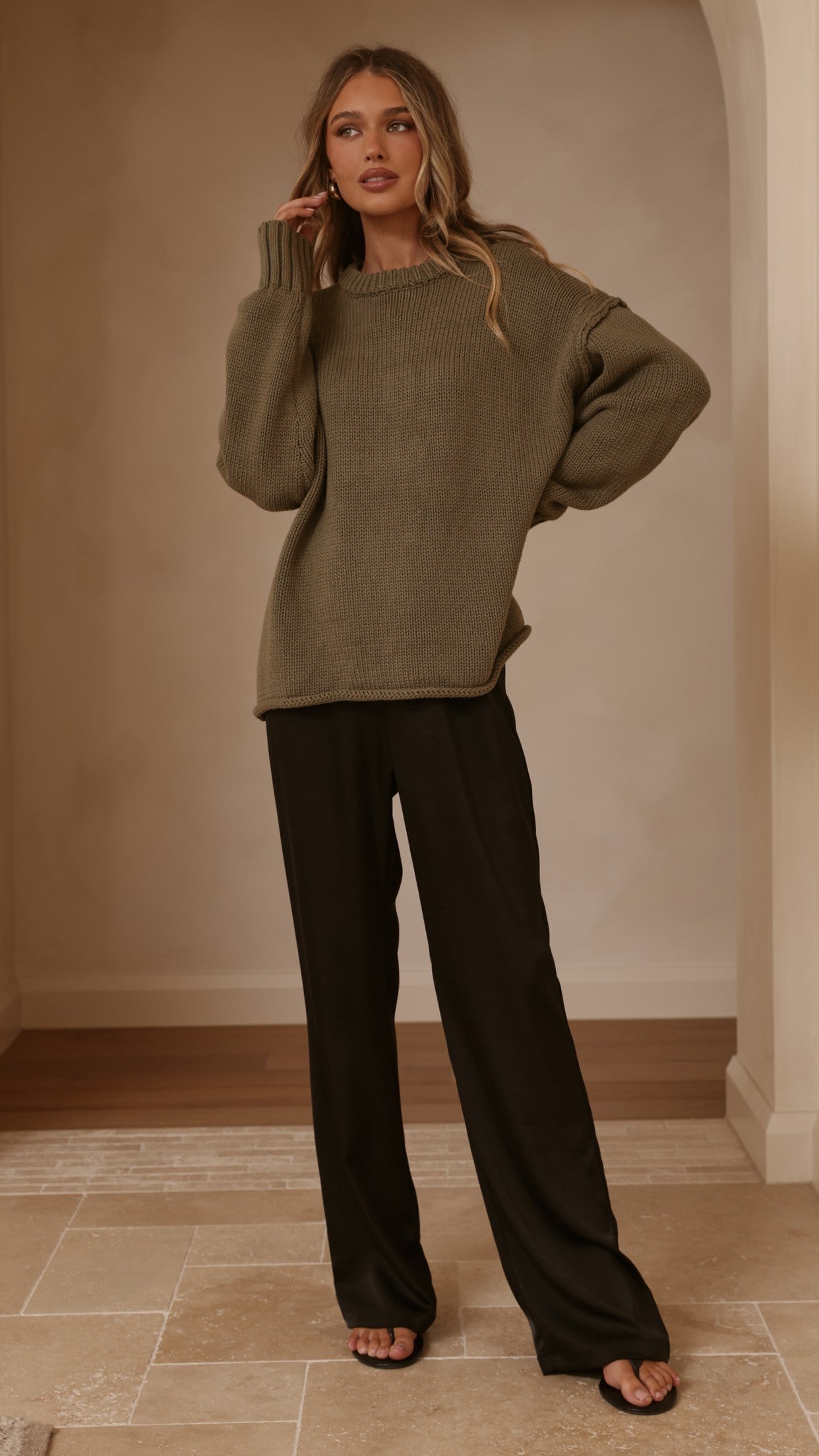Jase Knit - Khaki