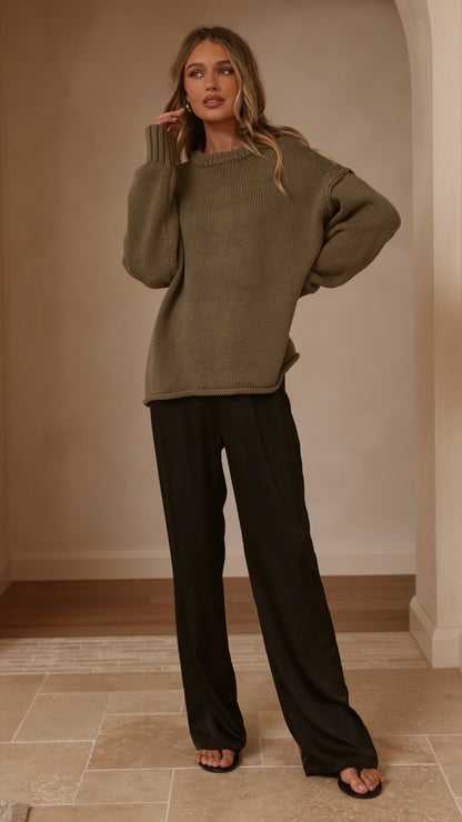 Jase Knit - Khaki
