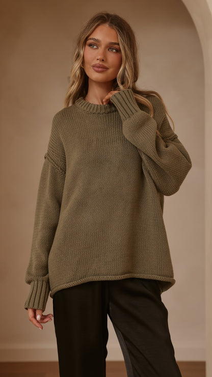 Jase Knit - Khaki