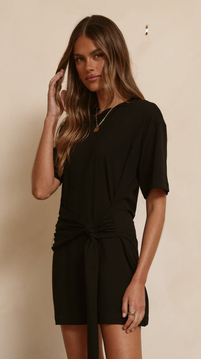 Jade Mini Dress - Black