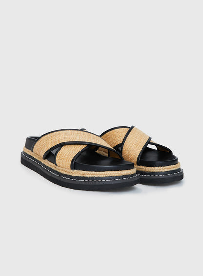 Billini Aysha Sandals Natural Raffia
