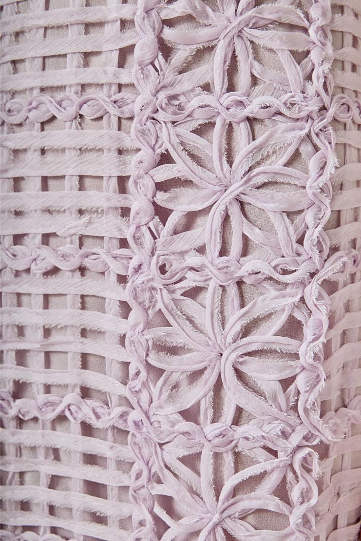 Arie Summer Crocheted Midi Dress - Lilac